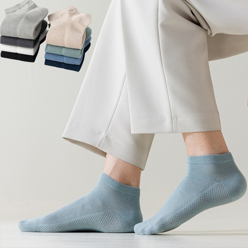 Bomullsmaskets båtstrumpor